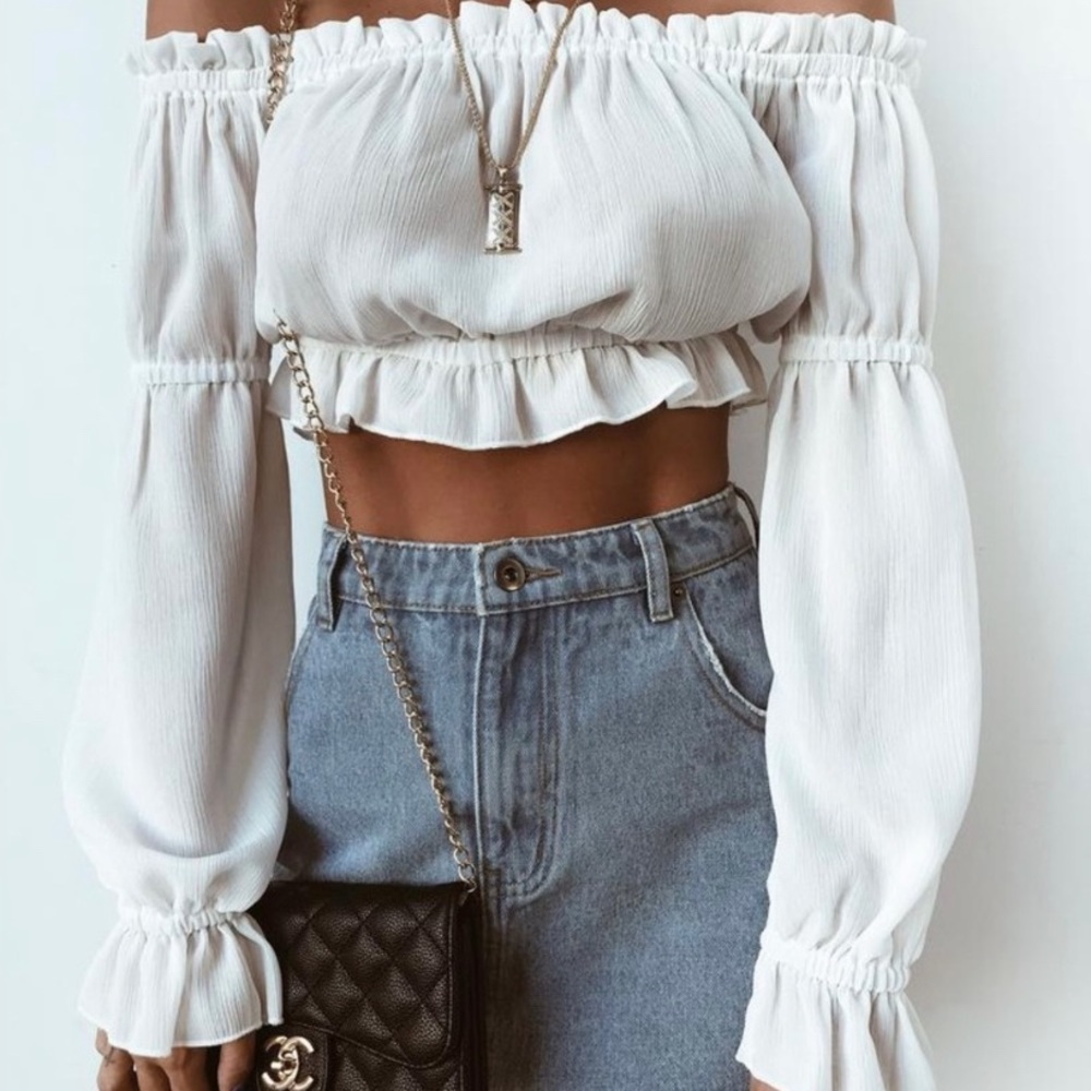 Tiger mist crop top